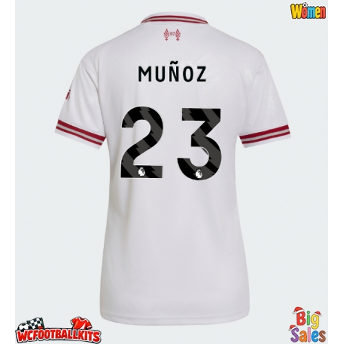 Liverpool Victor Munoz #23 Replica Away Stadium Shirt for Women 2026-27 Short Sleeve
